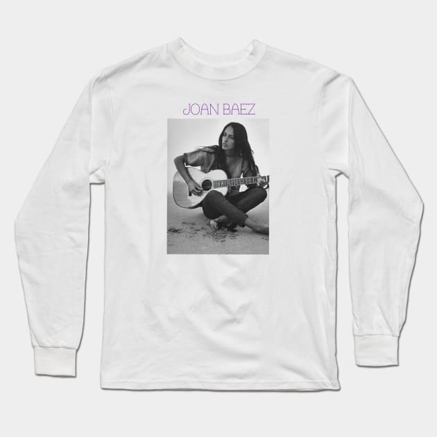 joan baez Long Sleeve T-Shirt by agungibee